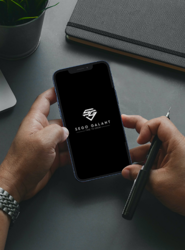 SegoGalant: Logo auf Smartphone Banner