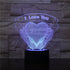 Valentines Day Gift Hands Holding Love 3D Night Light - SegoGalant